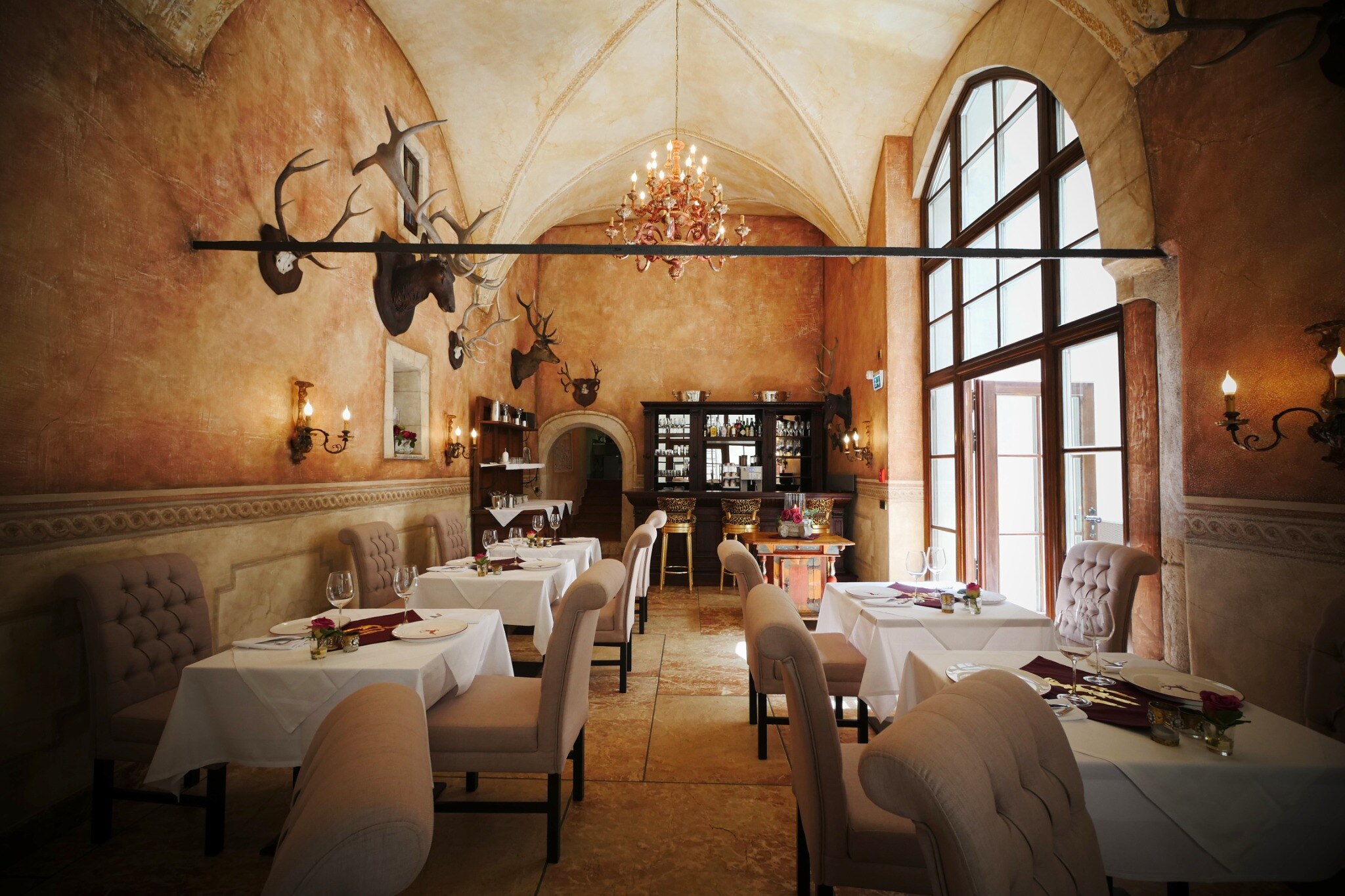 Frühstück im Schloss