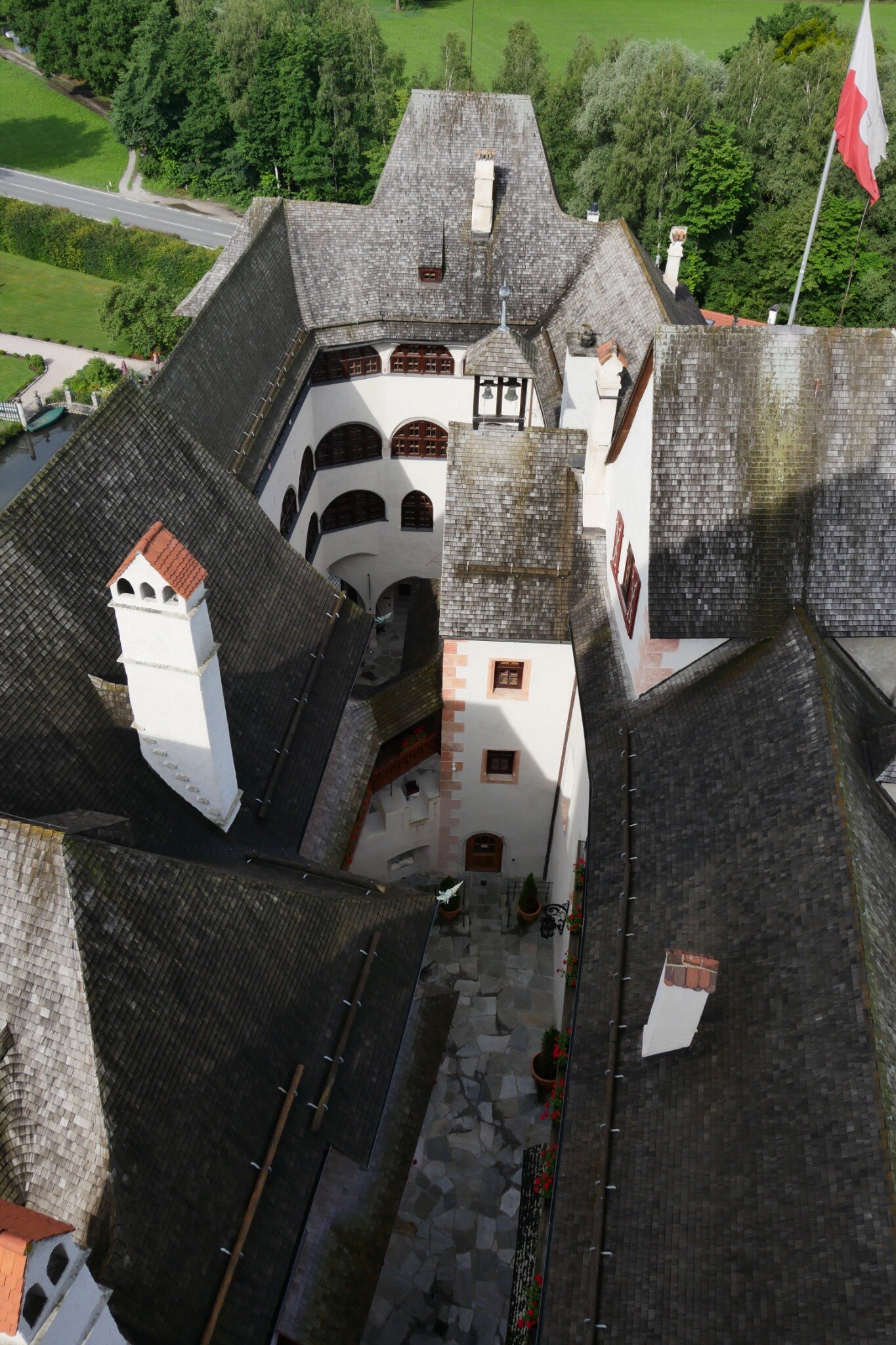 Blick in den Innenhof